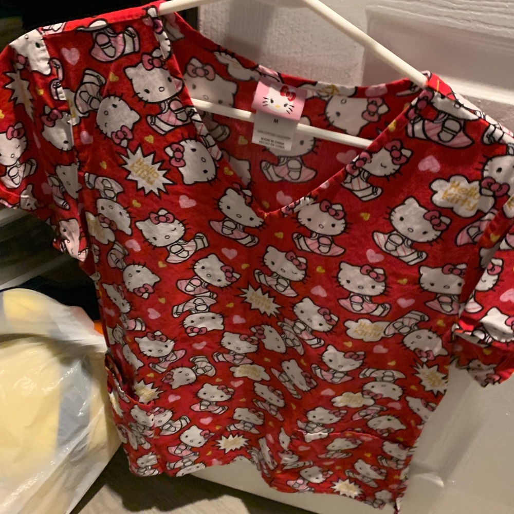 Hello Kitty Scrub Top